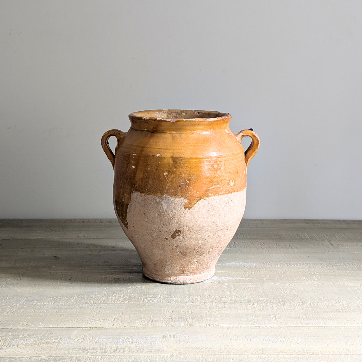 Large Yellow Confit Pot 2