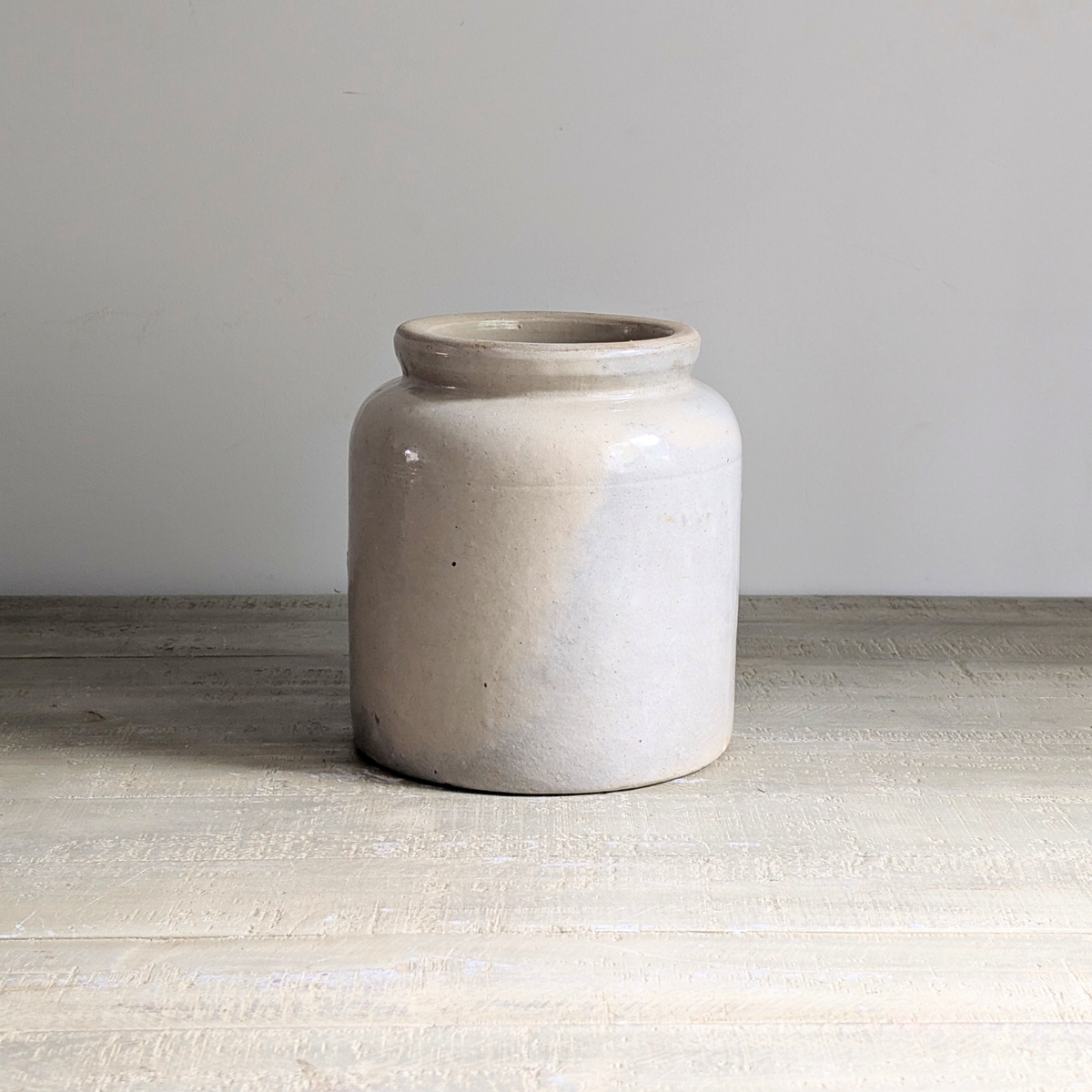 Large French Cream Pot 1