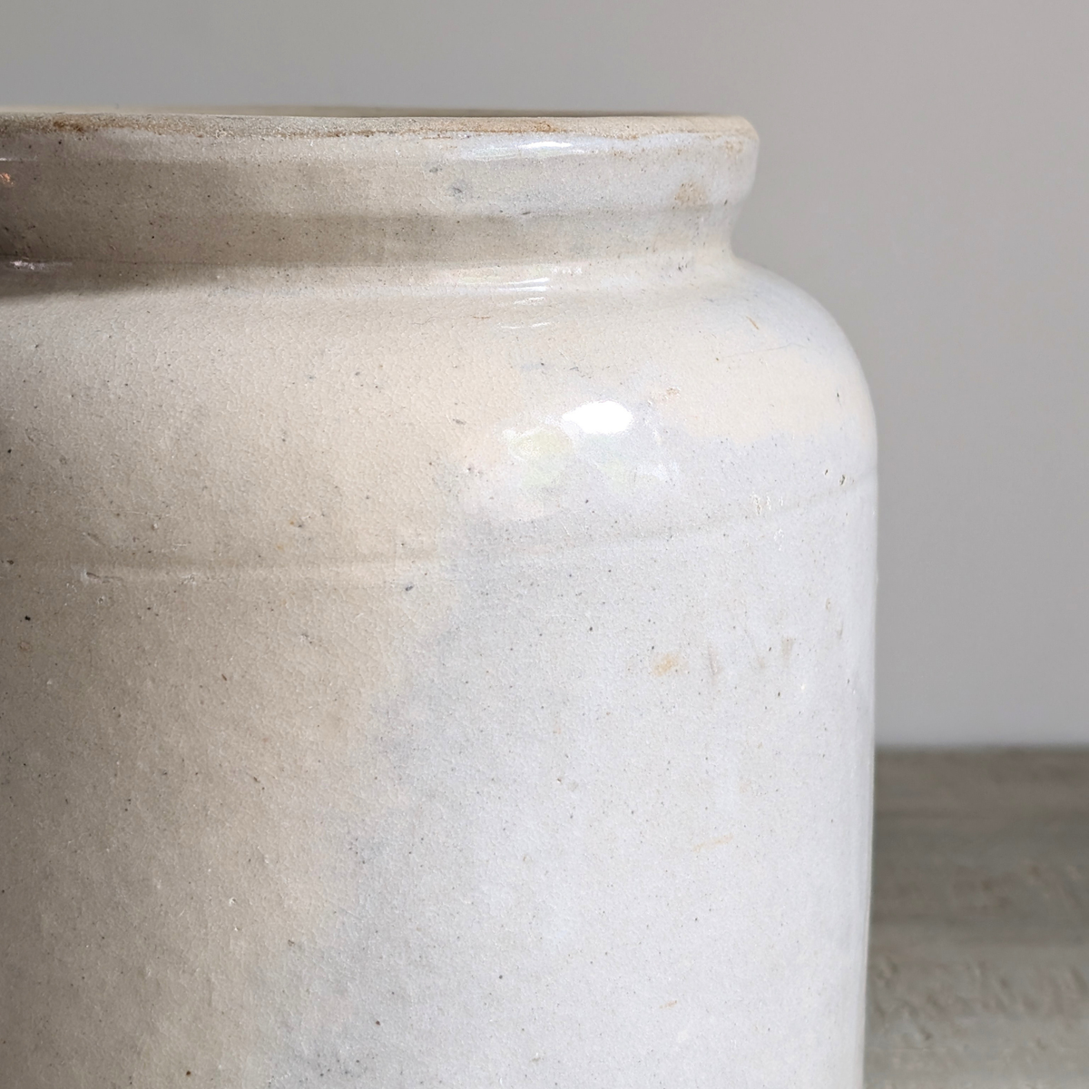 Large French Cream Pot 1