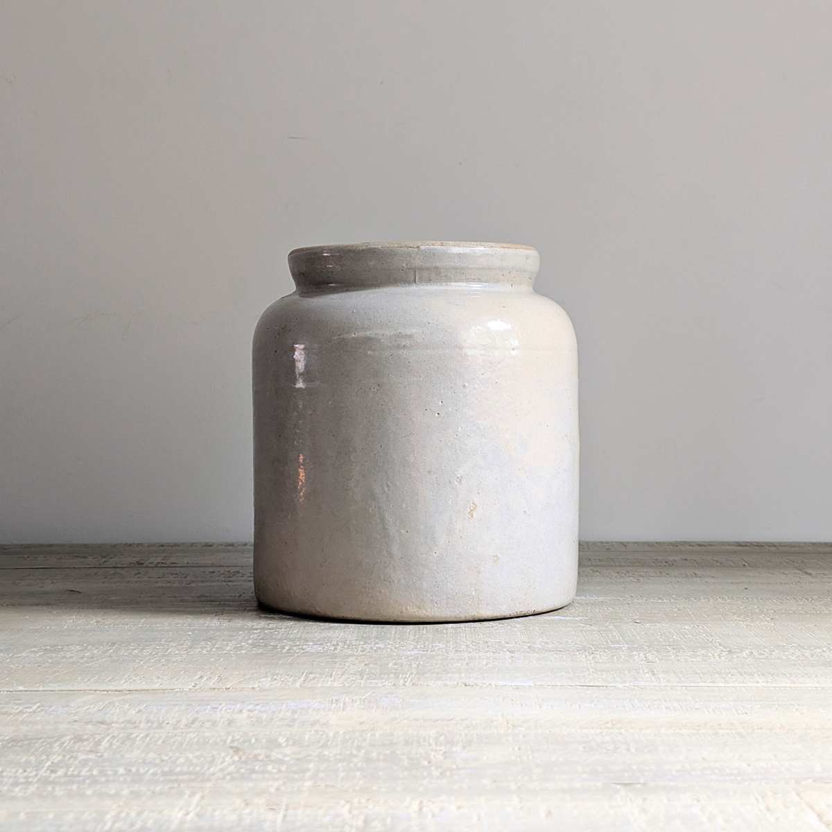 Large French Cream Pot 1