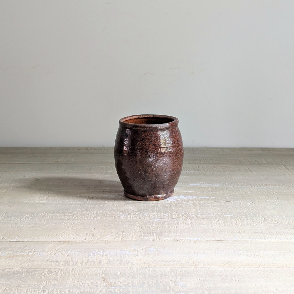 Small Brown French Pot