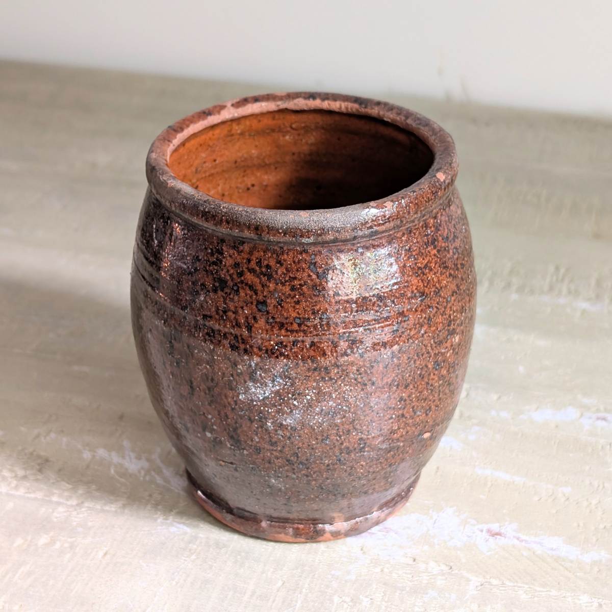 Small Brown French Pot