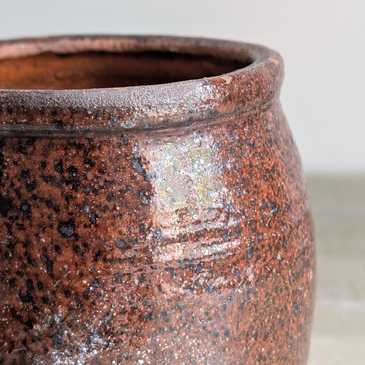 Small Brown French Pot