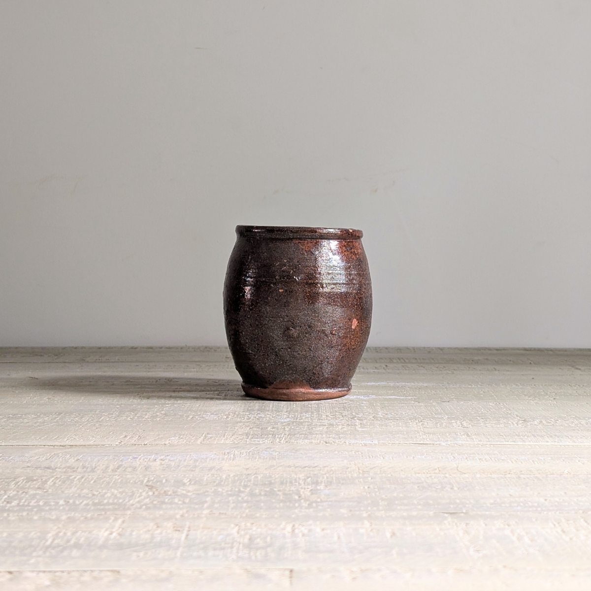 Small Brown French Pot