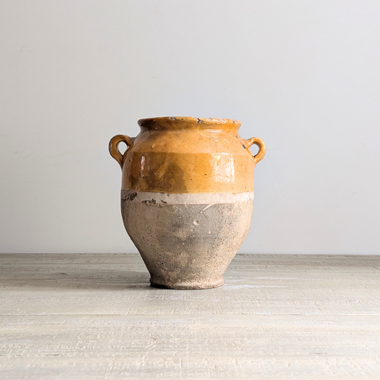 Medium Yellow Confit Pot 1