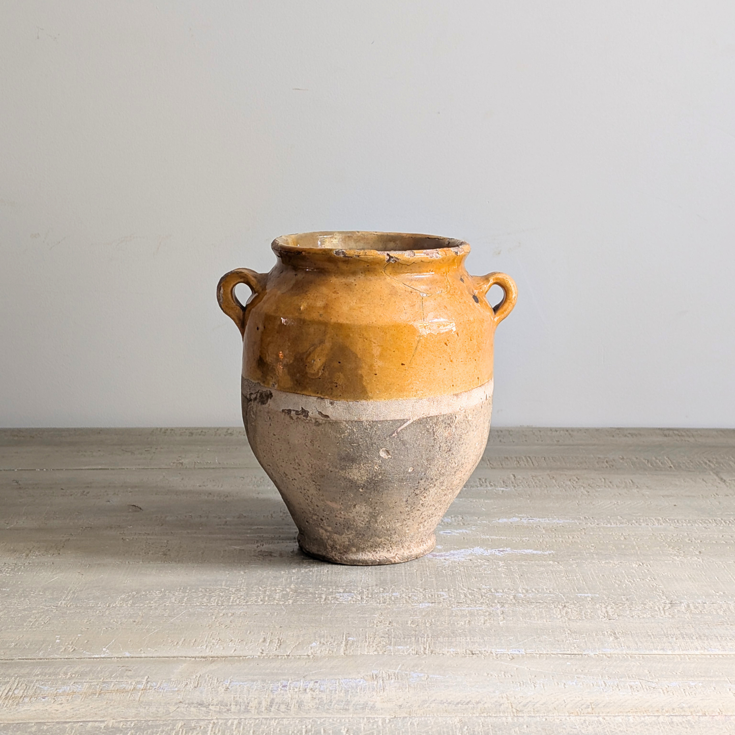 Large Yellow Confit Pot 3
