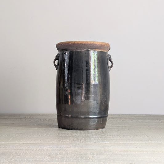 Chocolate Brown Chinese Pot
