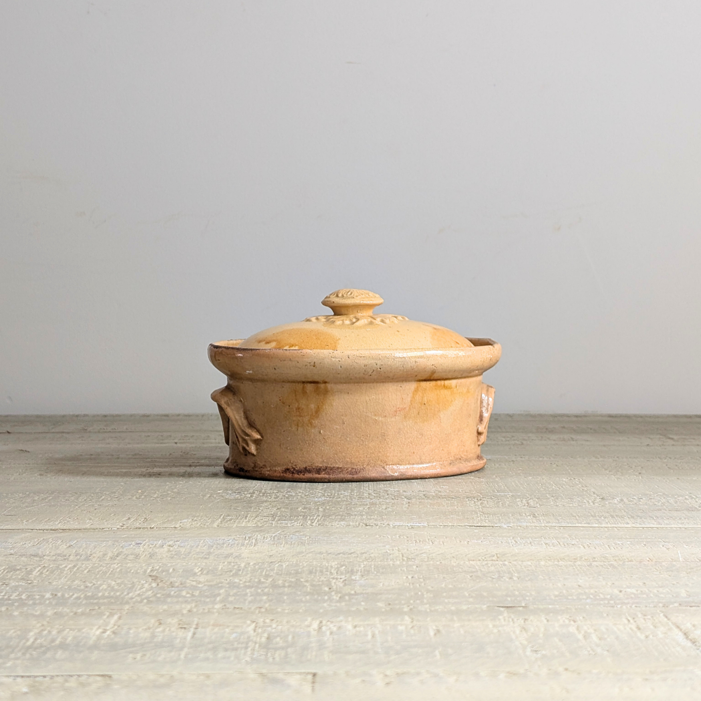 Yellow Lidded Dish