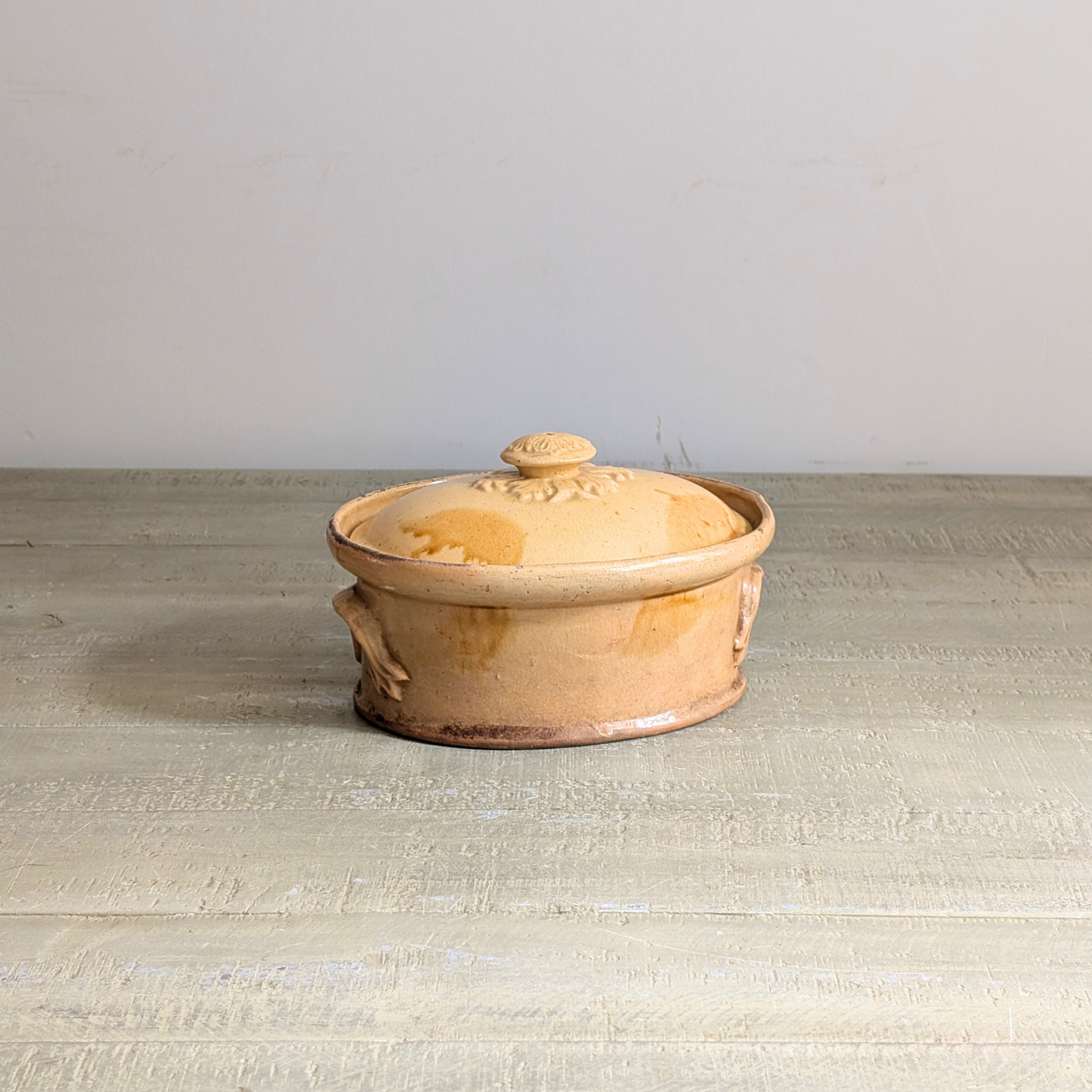 Yellow Lidded Dish