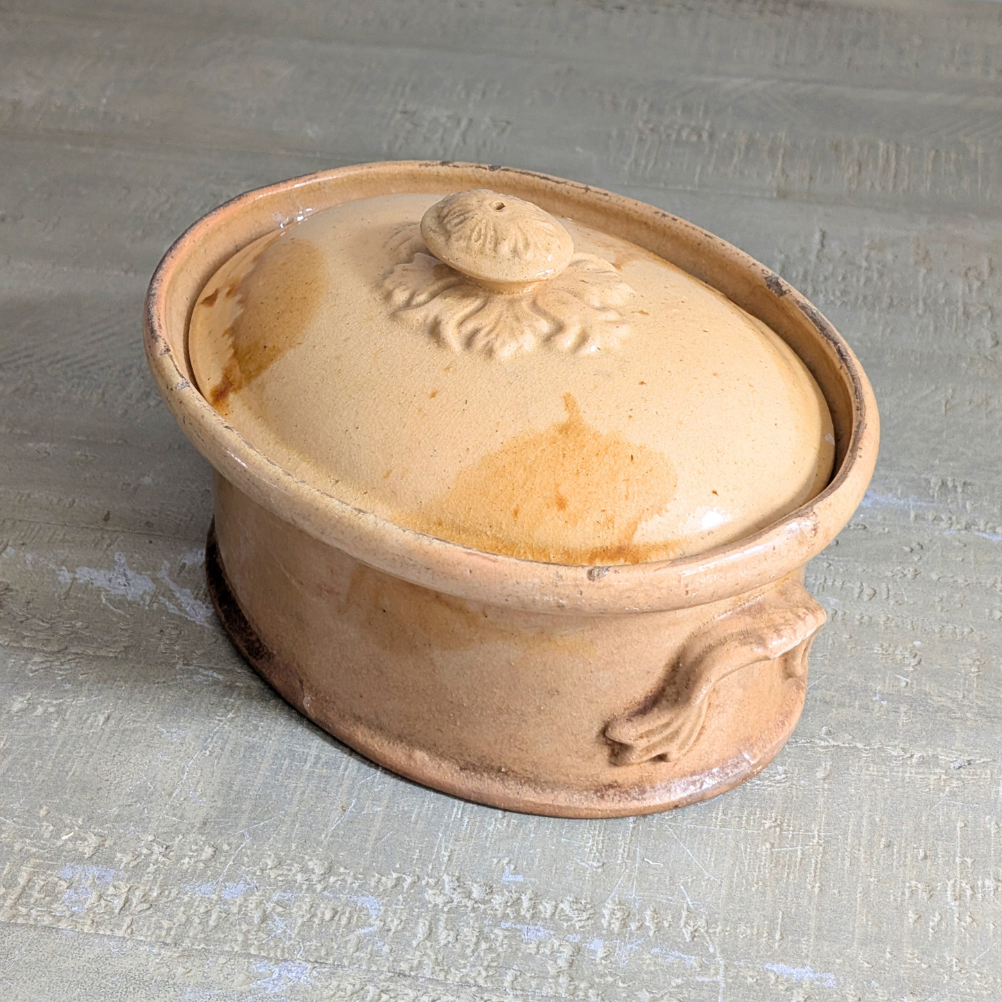 Yellow Lidded Dish