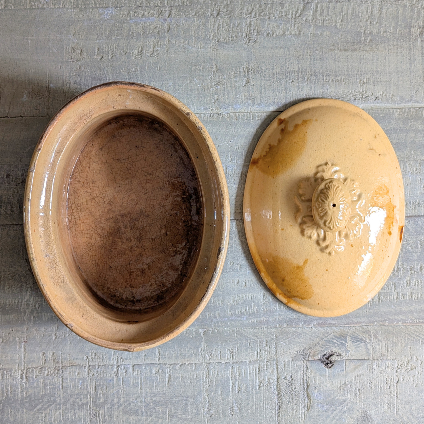 Yellow Lidded Dish