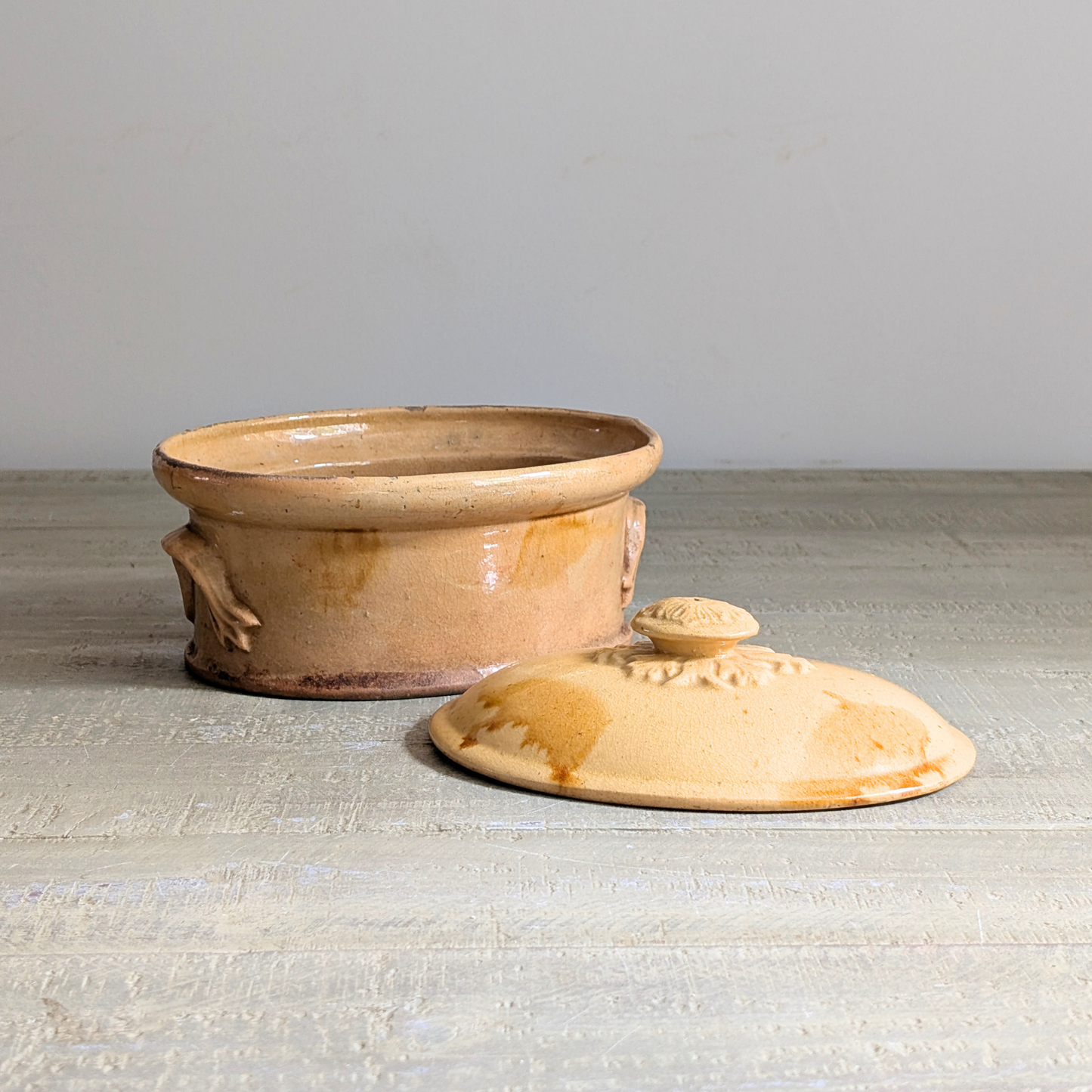 Yellow Lidded Dish