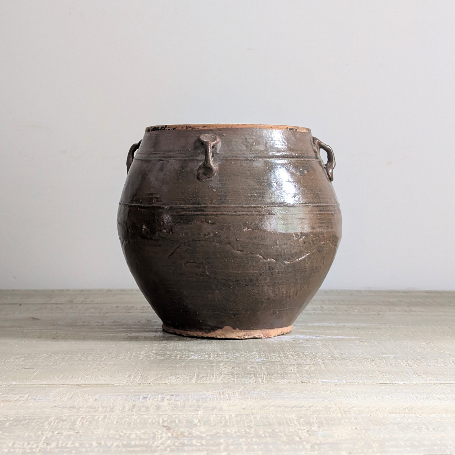 Brown Confit Pot