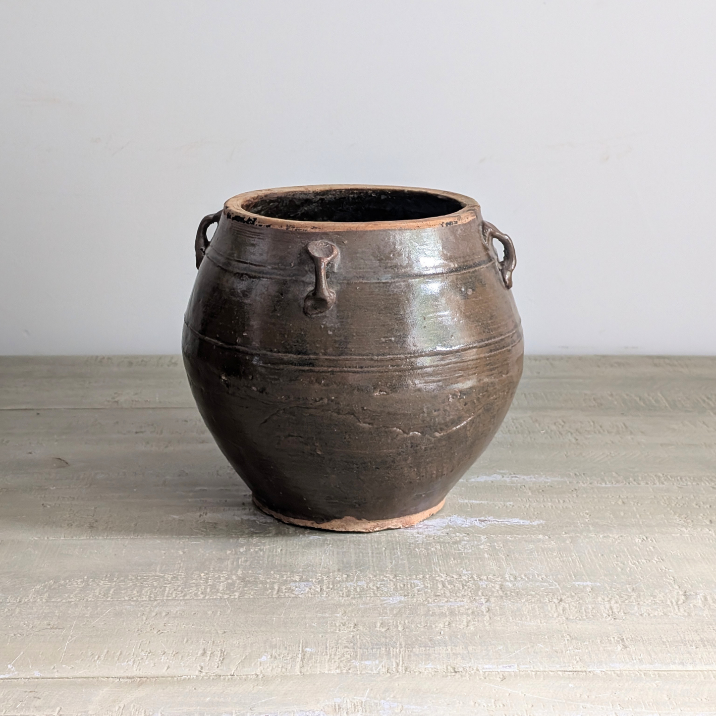 Brown Confit Pot
