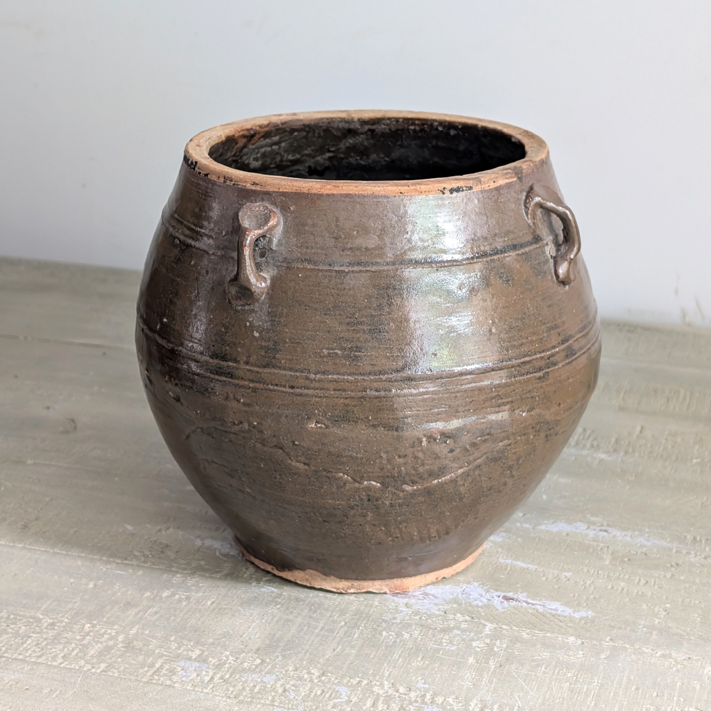Brown Confit Pot