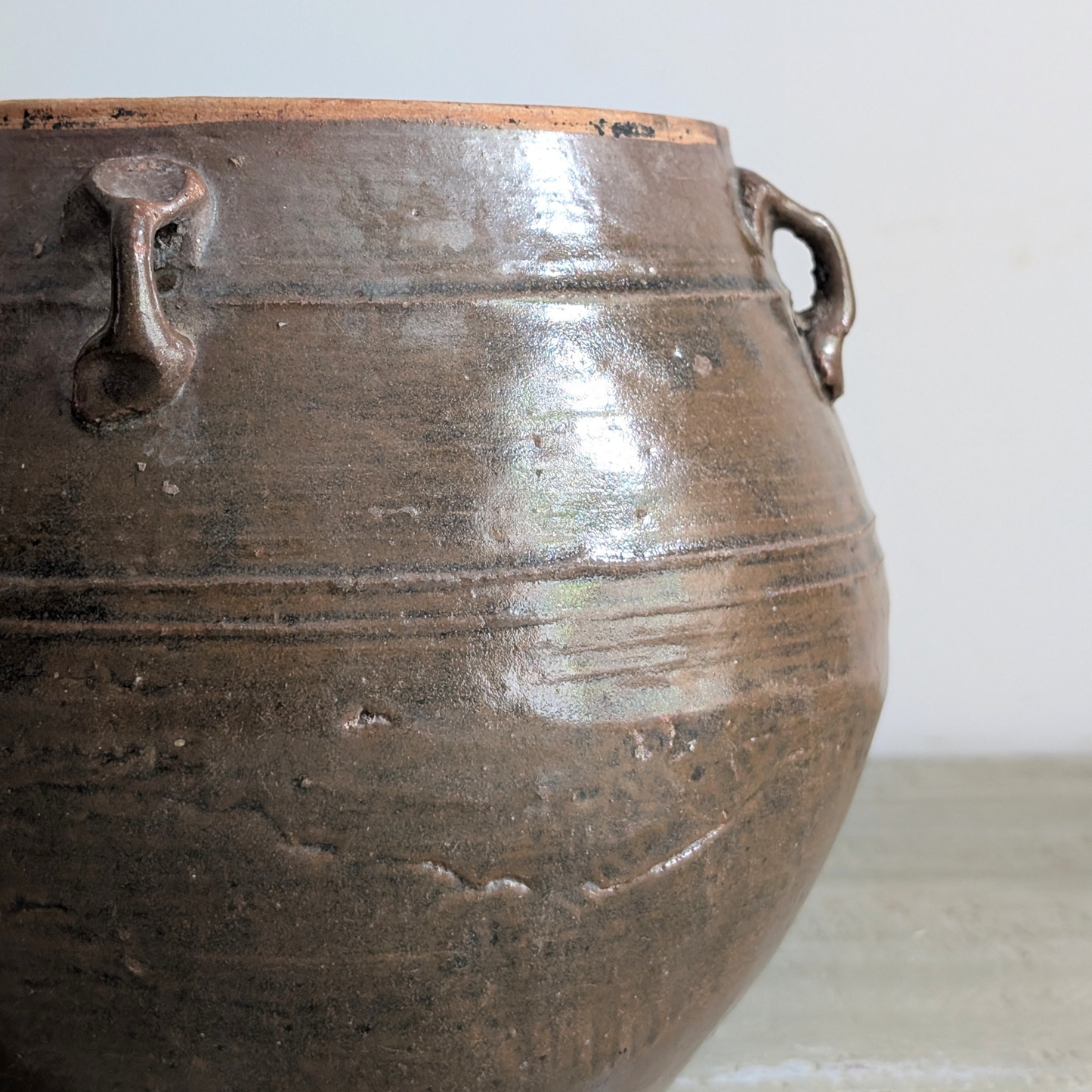 Brown Confit Pot