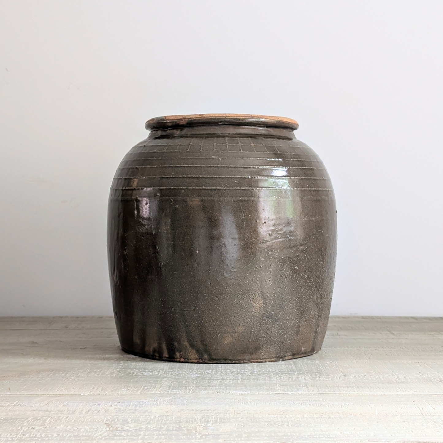 XL Chinese Brown Pot