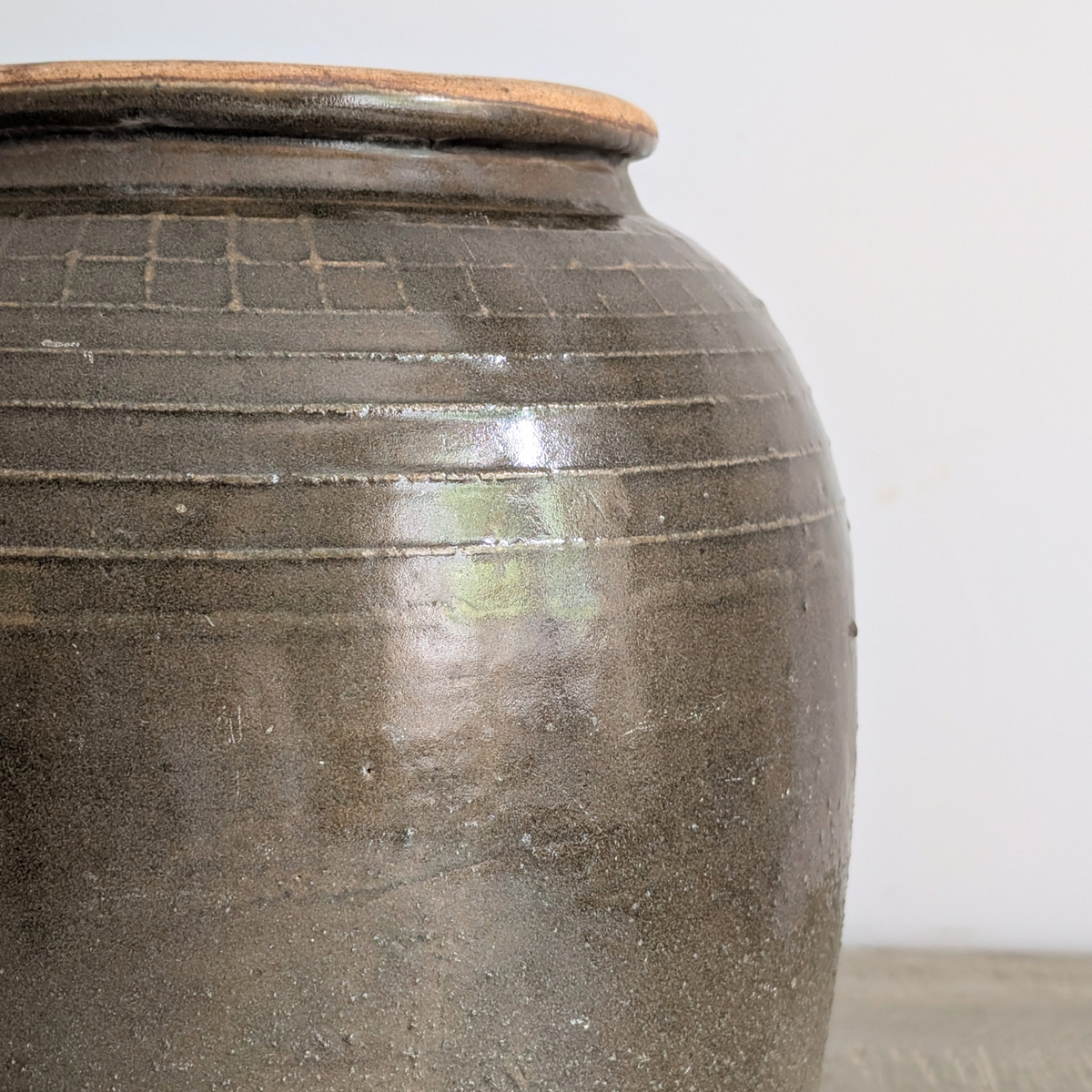 XL Chinese Brown Pot