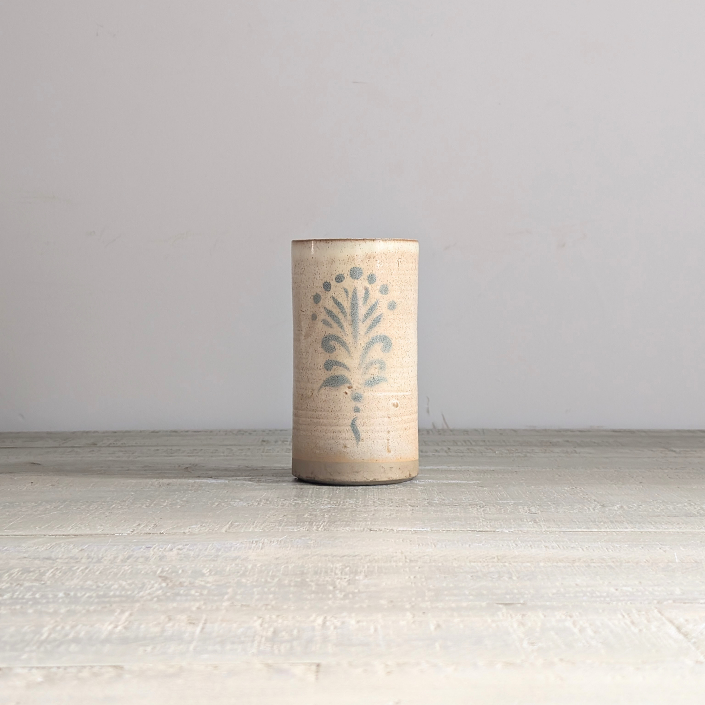 Studio Pottery Tall Vase