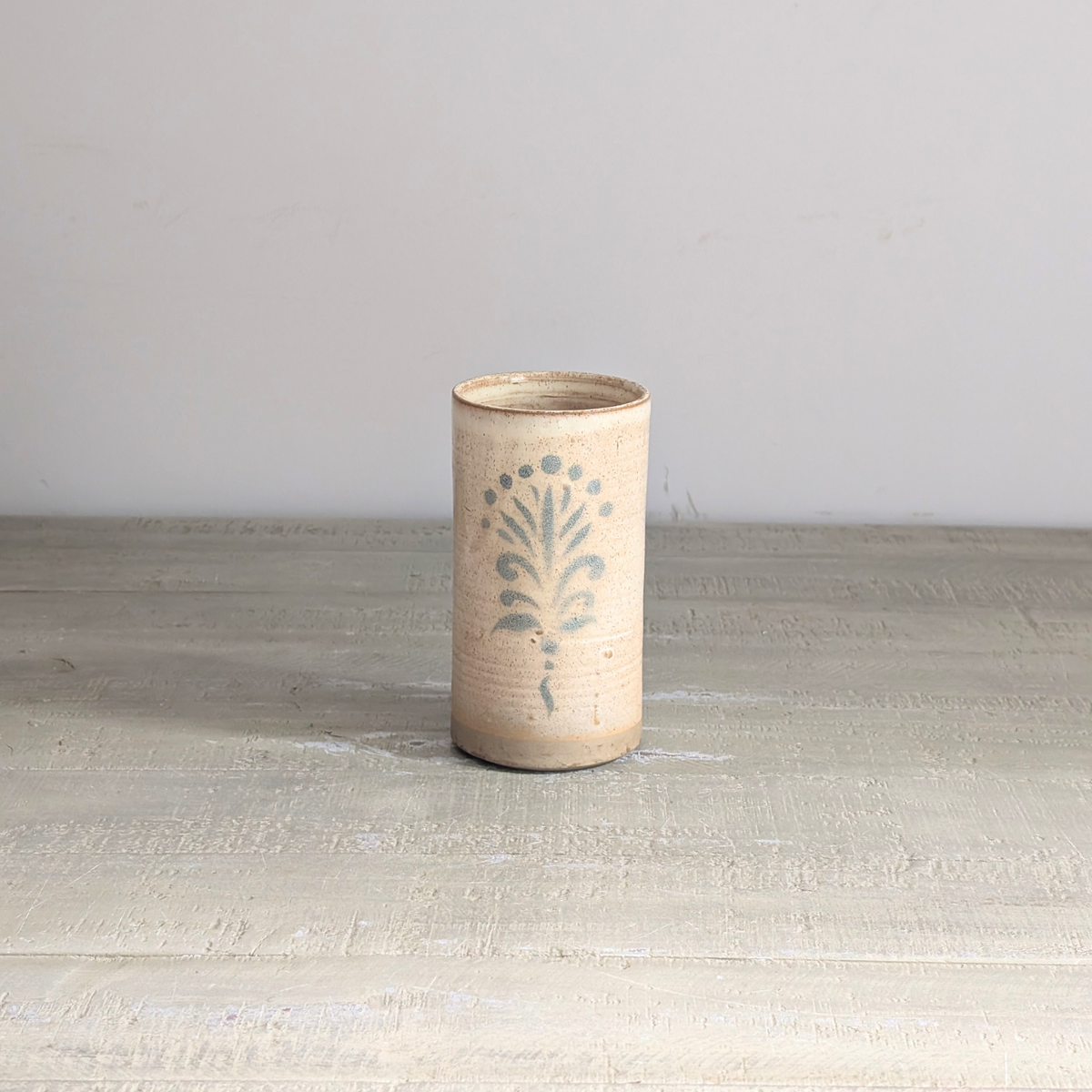 Studio Pottery Tall Vase