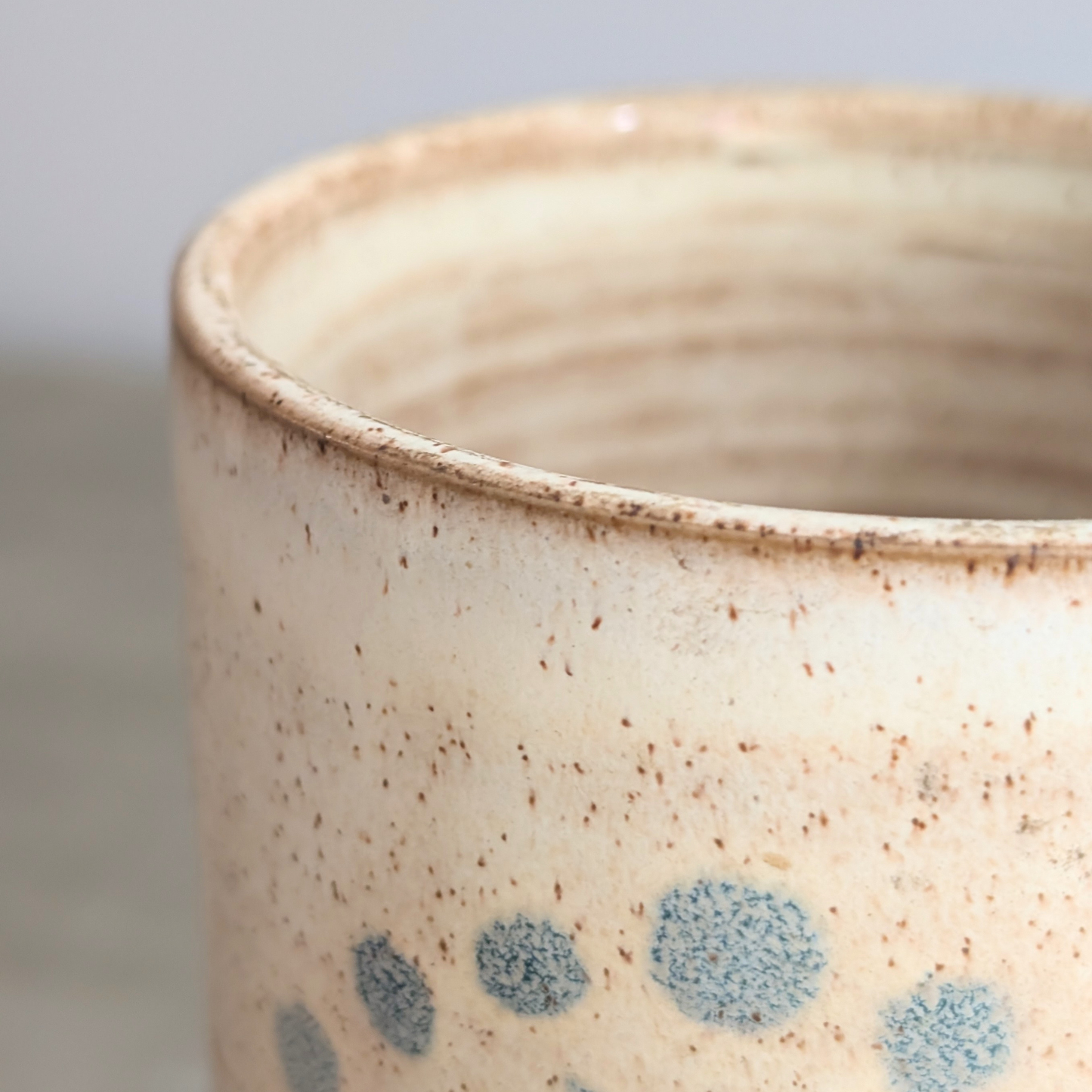Studio Pottery Tall Vase