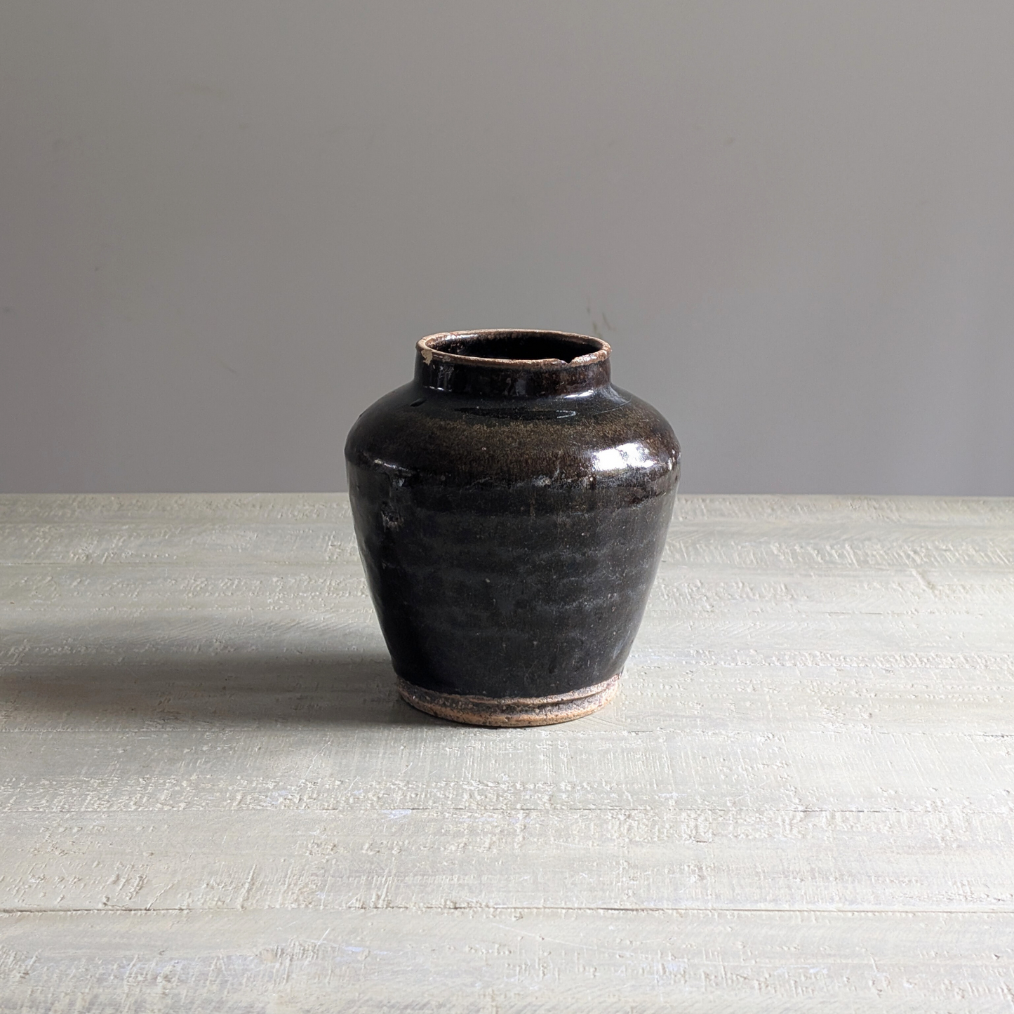 Small Black Chinese Pot