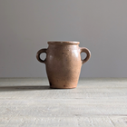 Small Brown Double Handled Pot
