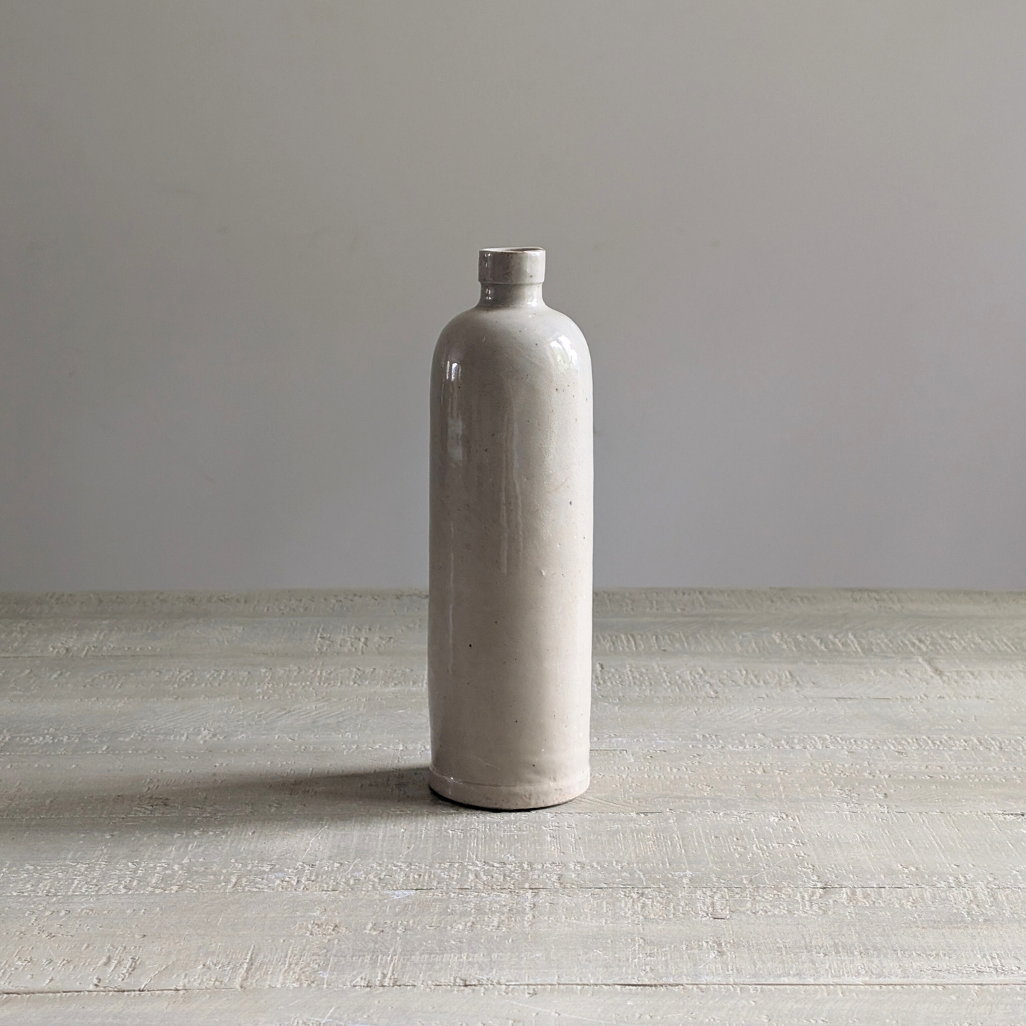 Vintage Cream Glazed Bottle