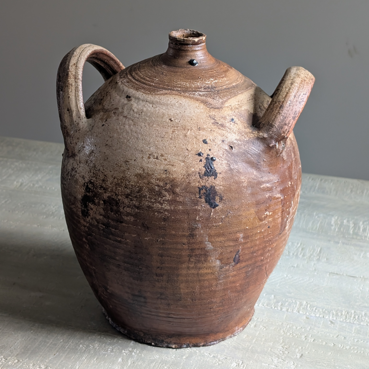 Large French Oil Jug 1