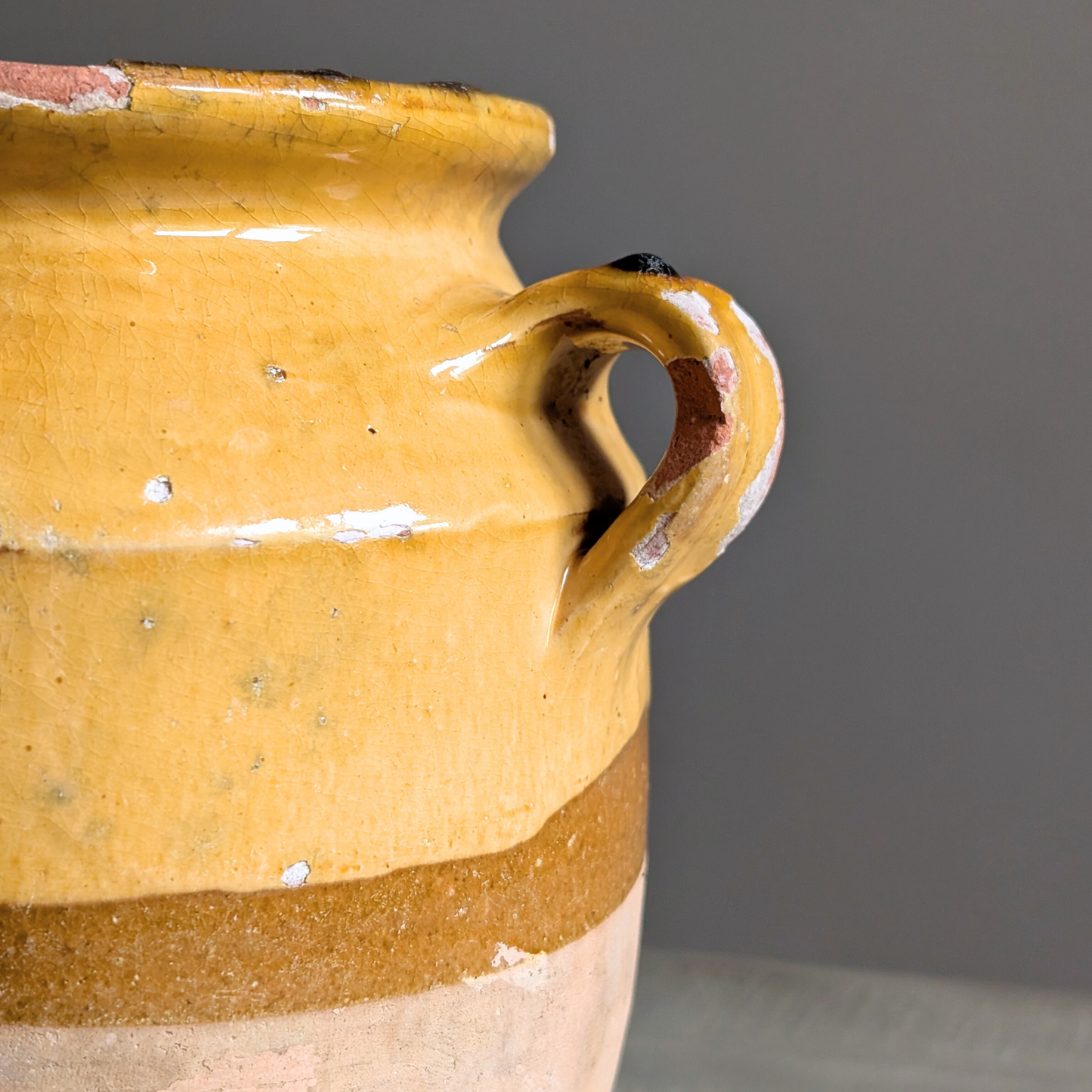 Small Yellow Confit Pot
