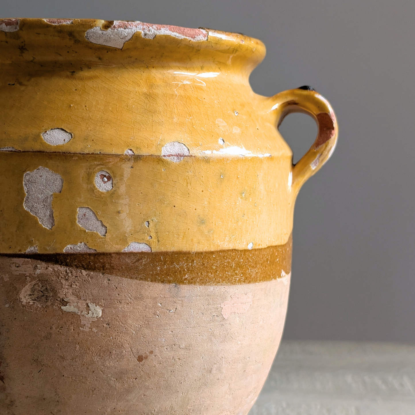 Small Yellow Confit Pot