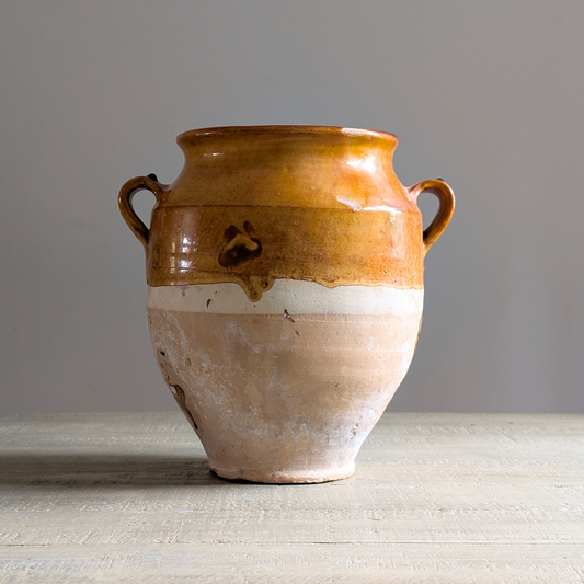 Large Yellow Confit Pot 1