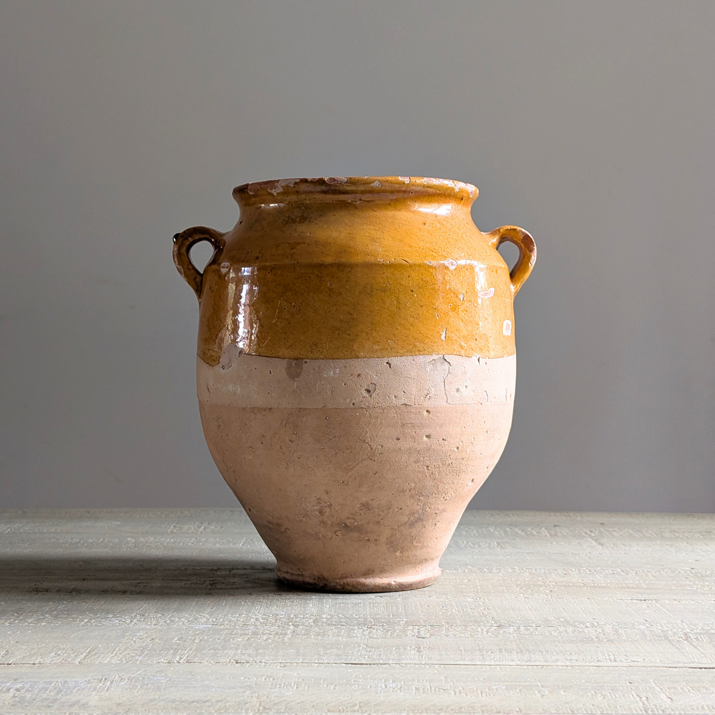 Large Yellow Confit Pot 2