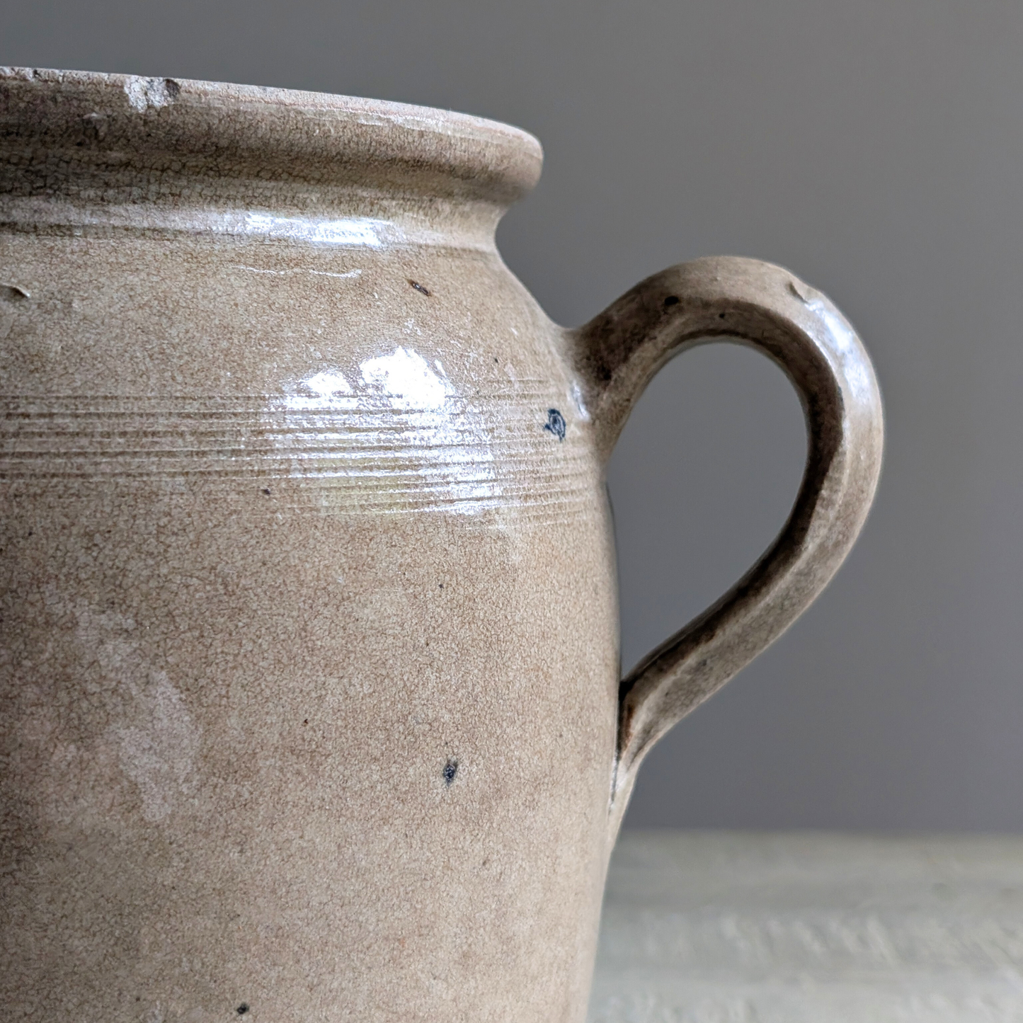 Large Loop Eared Confit Pot 3