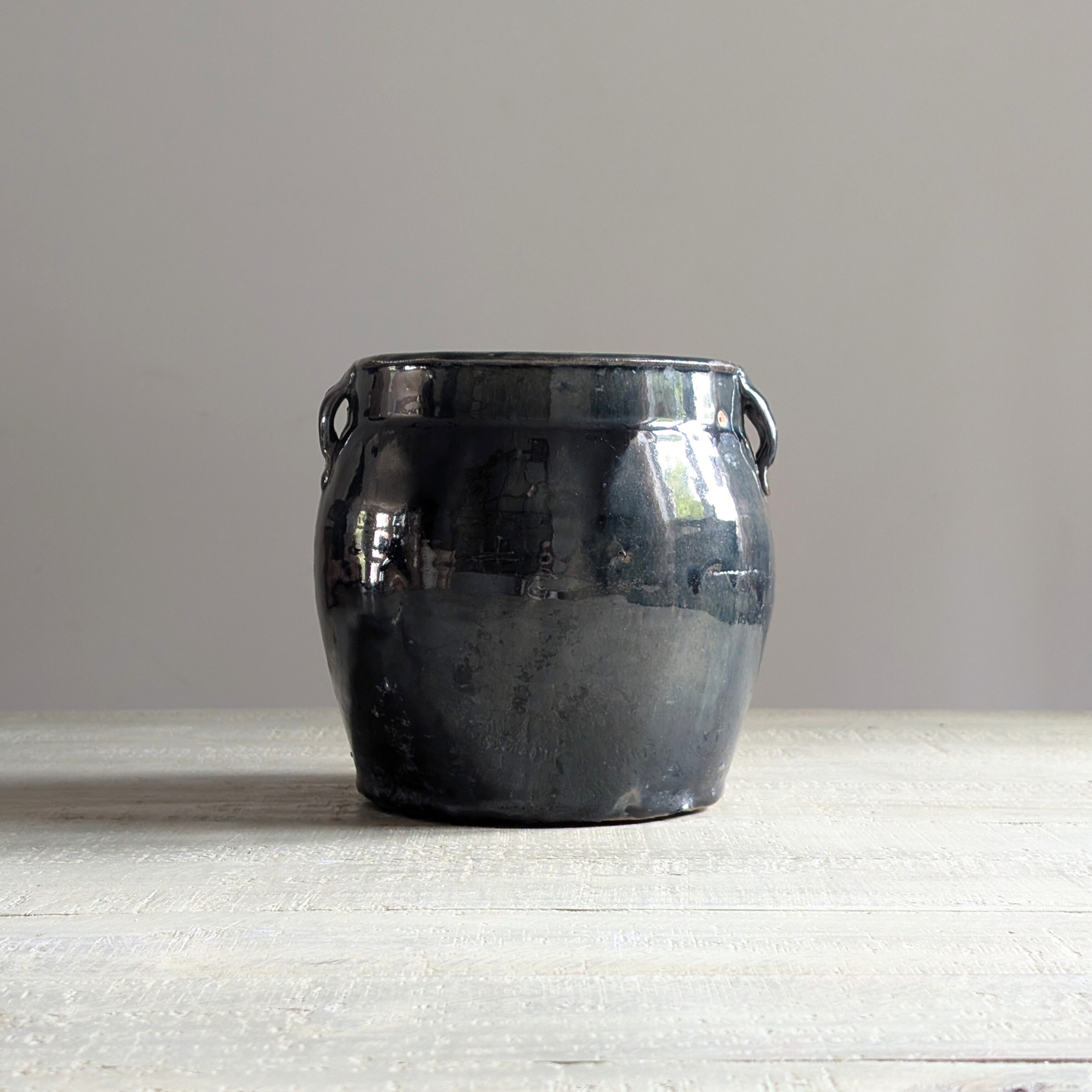 Blue Chinese Preserving Jar