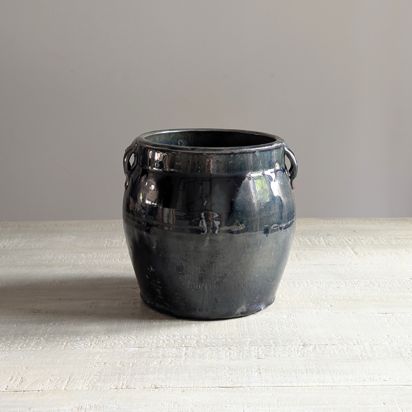 Blue Chinese Preserving Jar