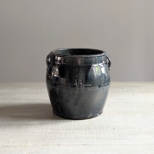 Blue Chinese Preserving Jar