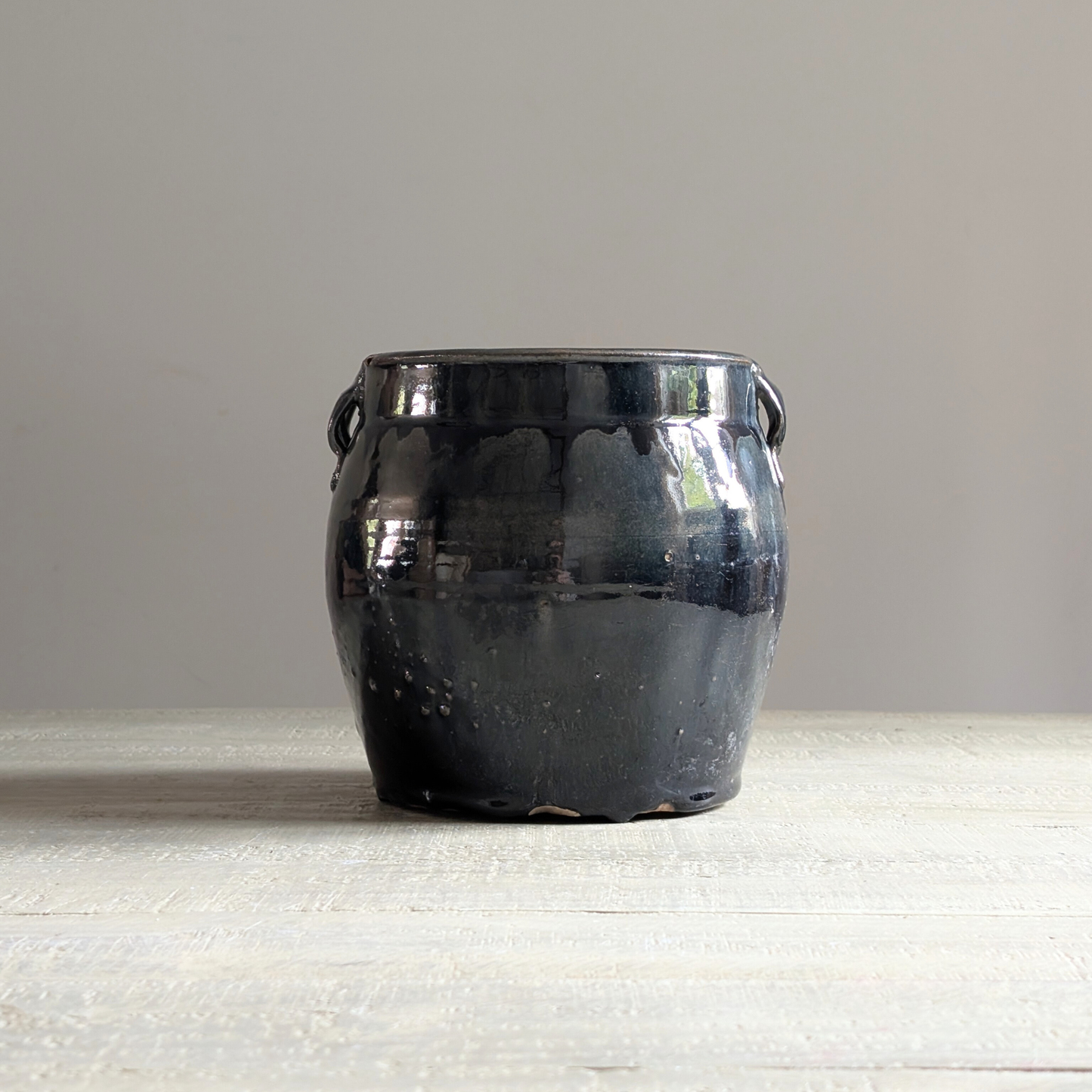 Blue Chinese Preserving Jar