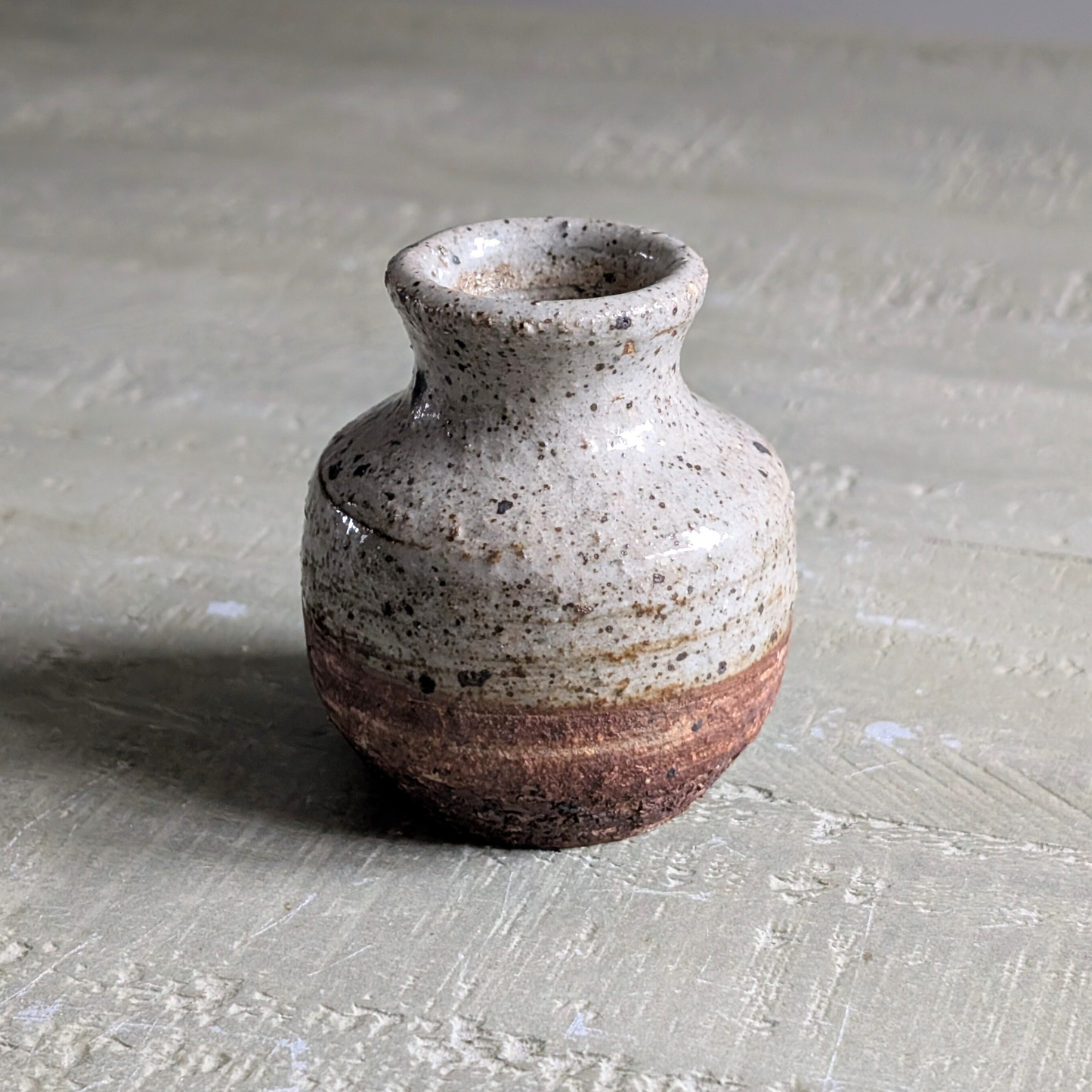 Speckled Studio Pottery Bud Vase