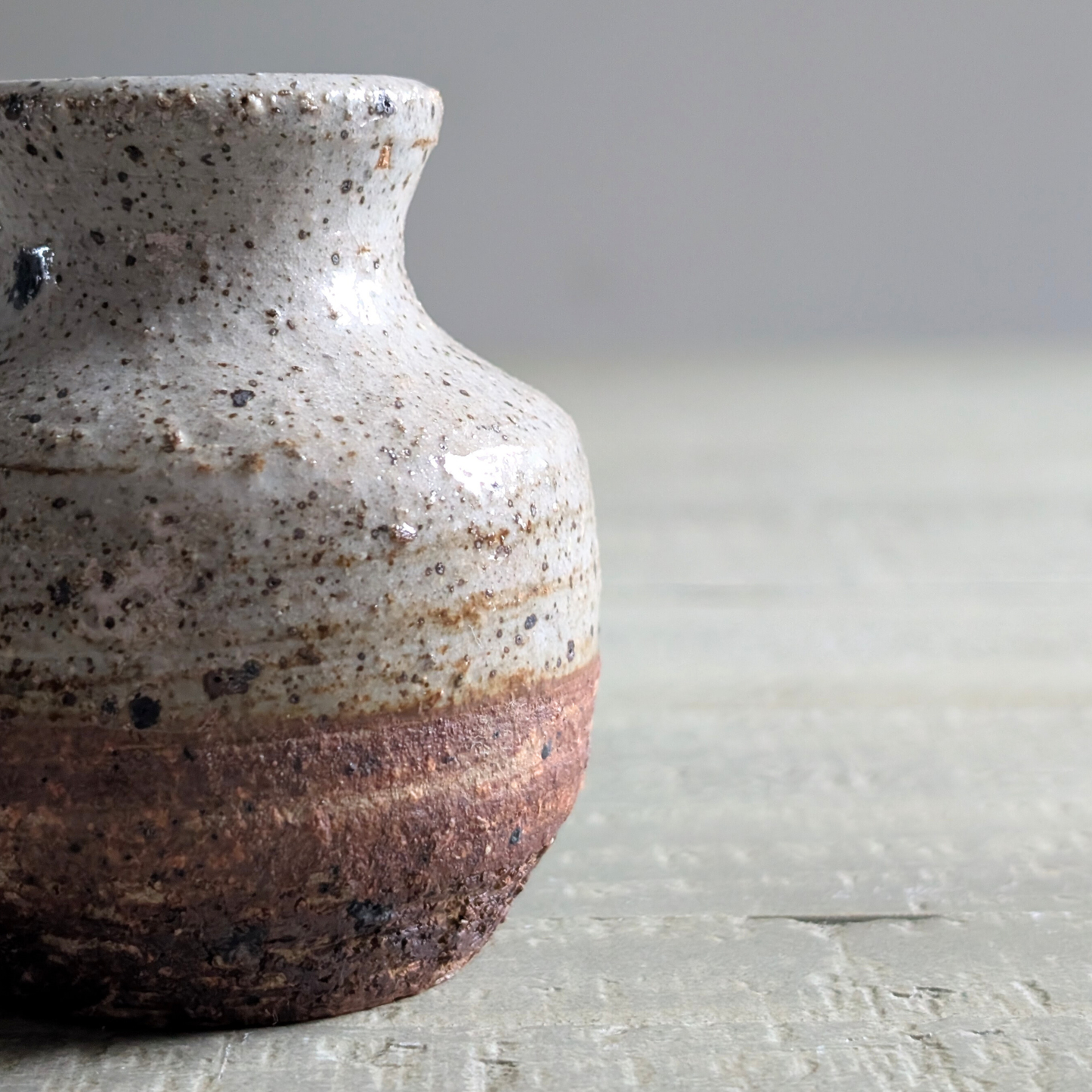 Speckled Studio Pottery Bud Vase
