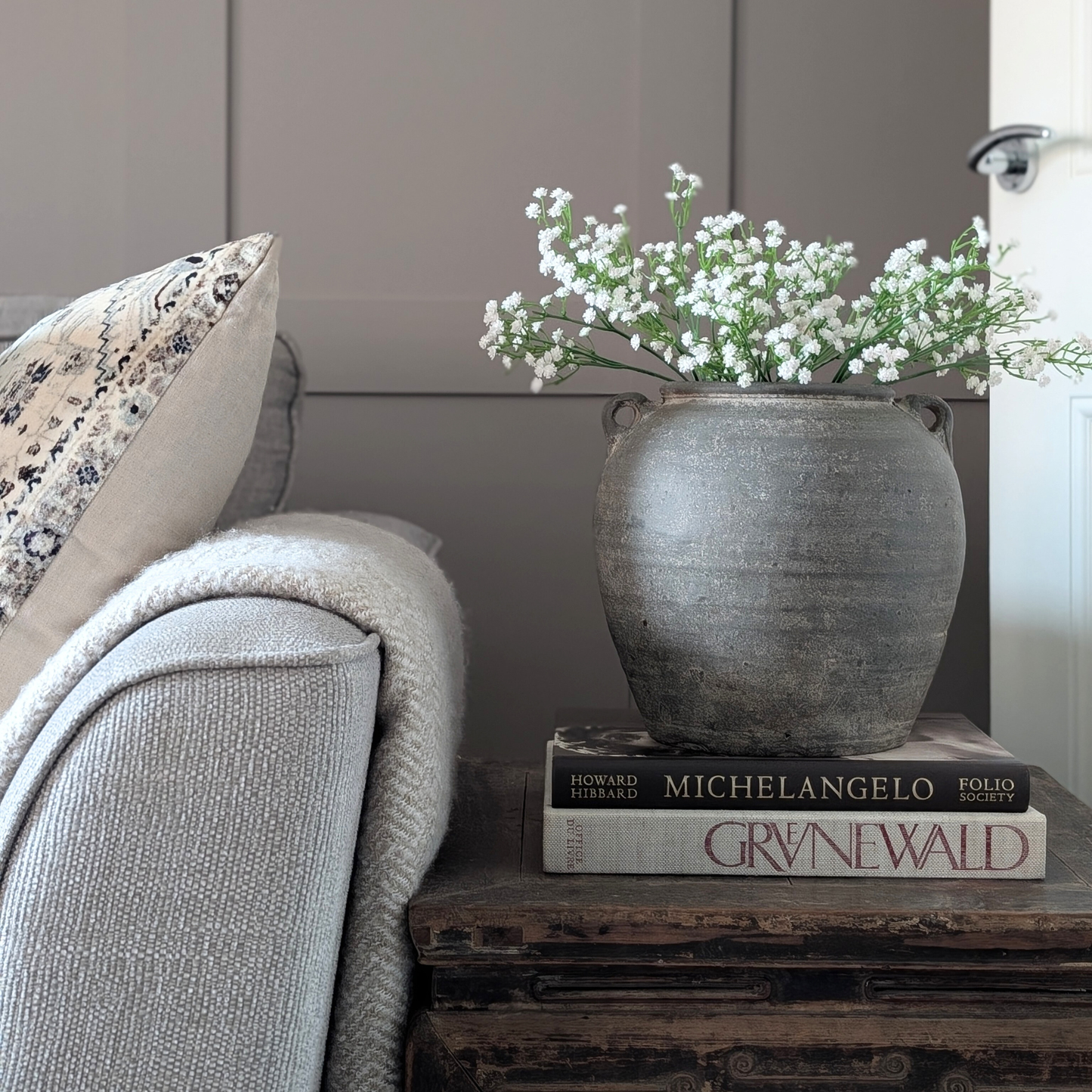 Large Grey Pot 1