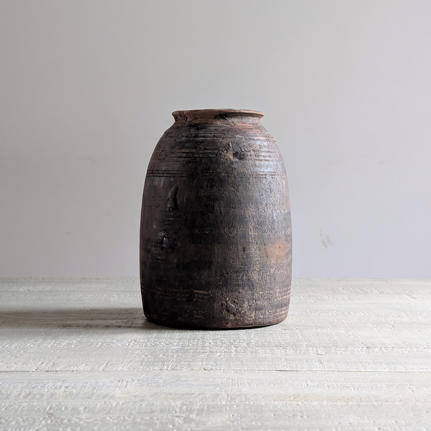 Small Wooden Curd Vase
