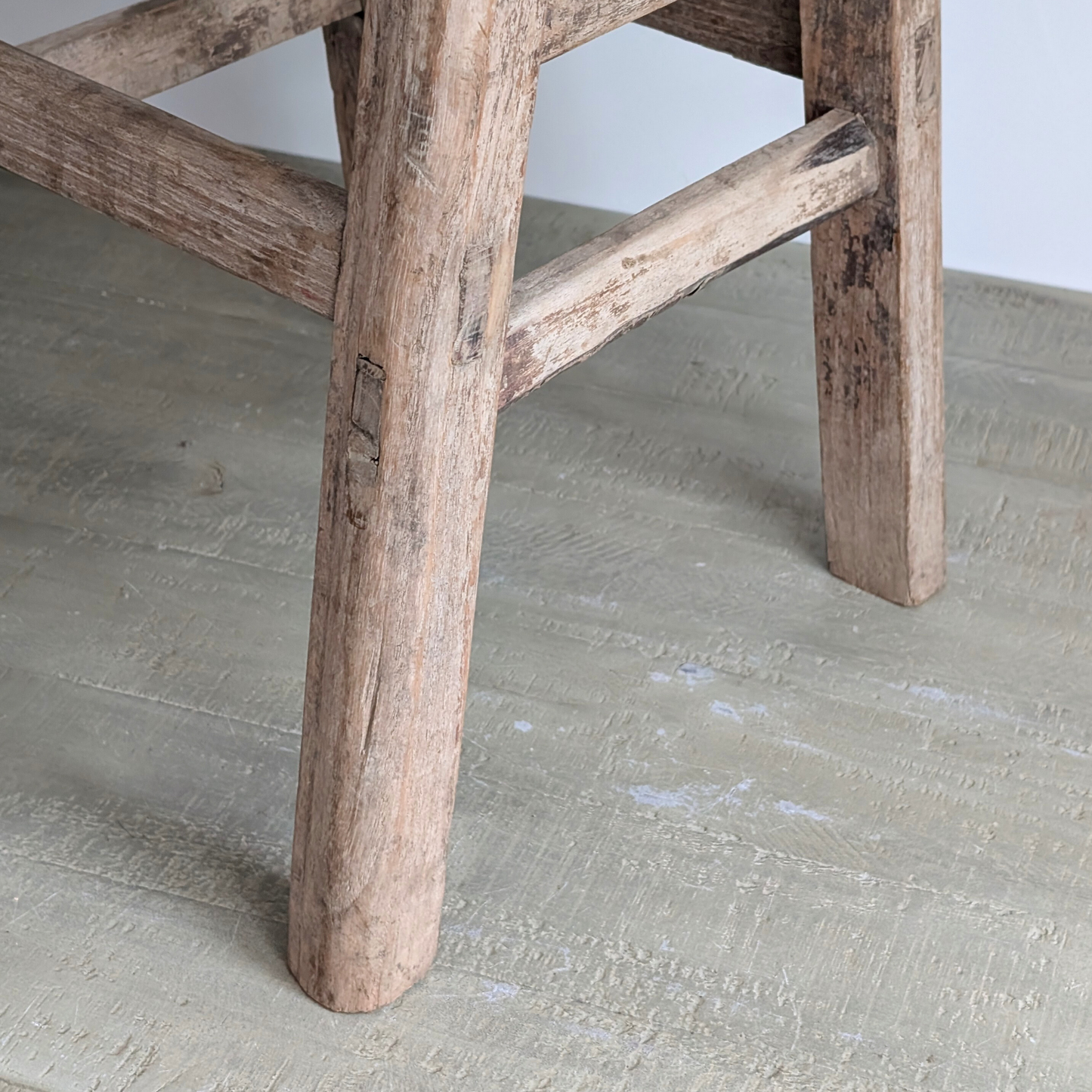 Large Reclaimed Milking Stool 2
