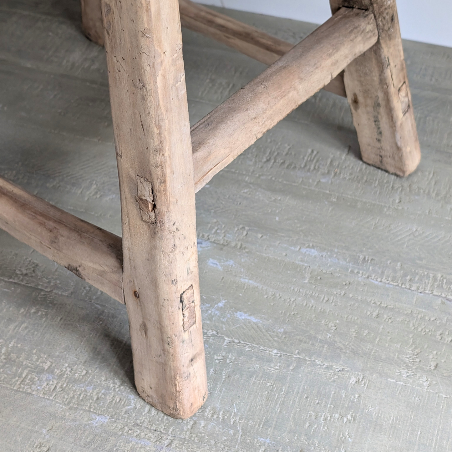 Large Reclaimed Milking Stool 9