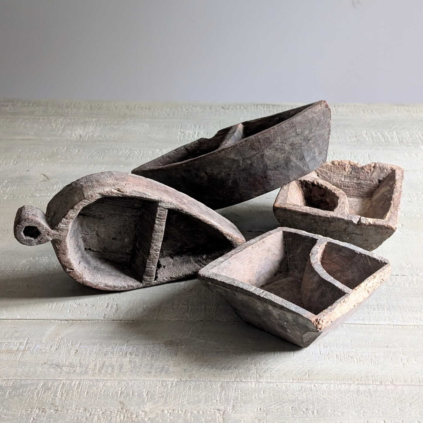 Wooden Spice Boats