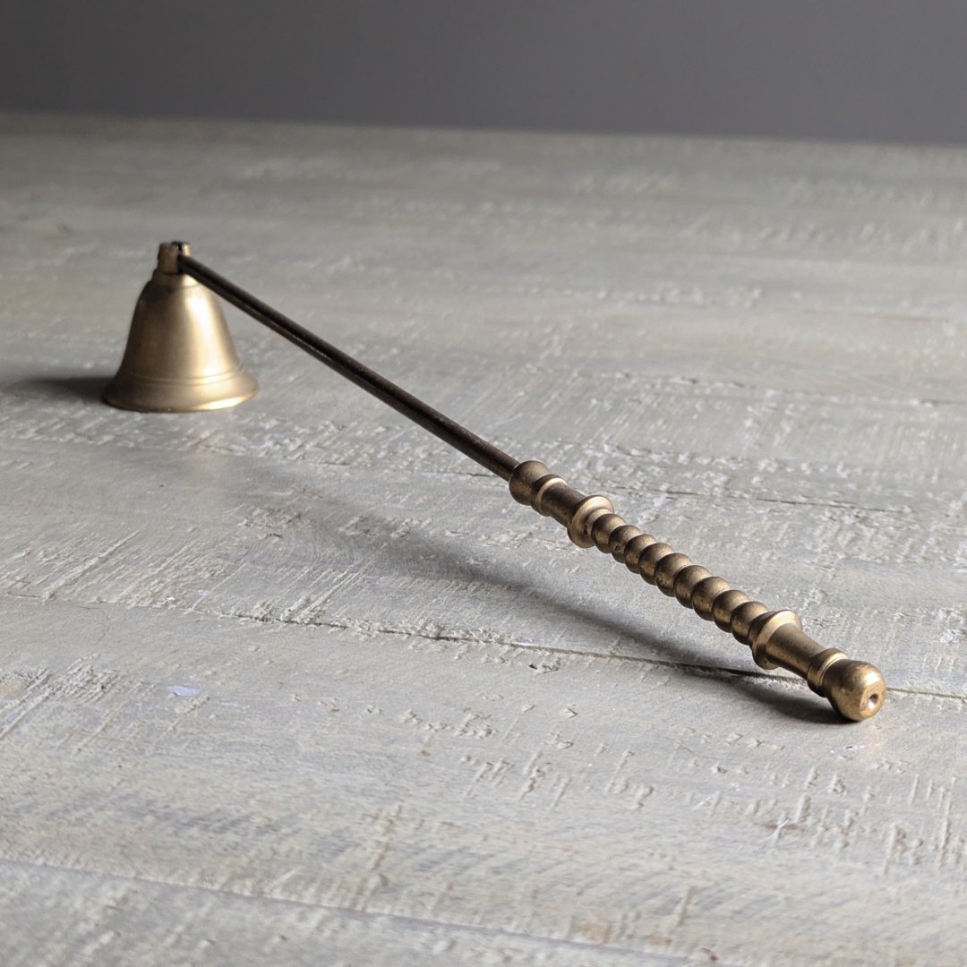 Brass Candle Snuffer Handled - Maker Home