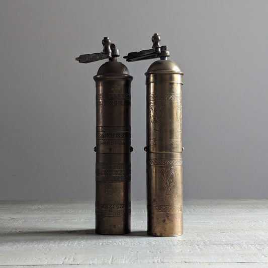 Brass Pepper Mill Pair - Maker Home