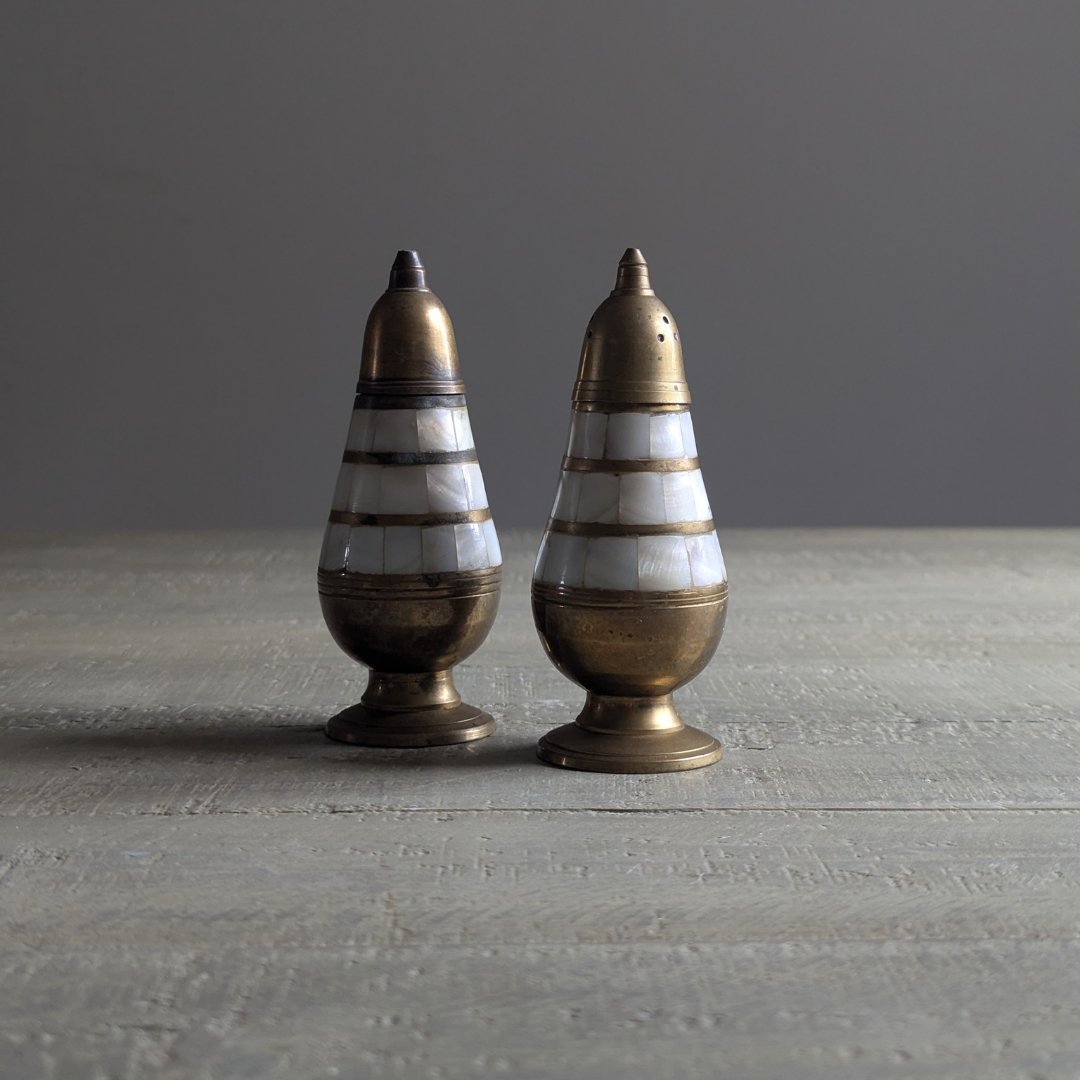 Brass Salt & Pepper Shakers - Maker Home