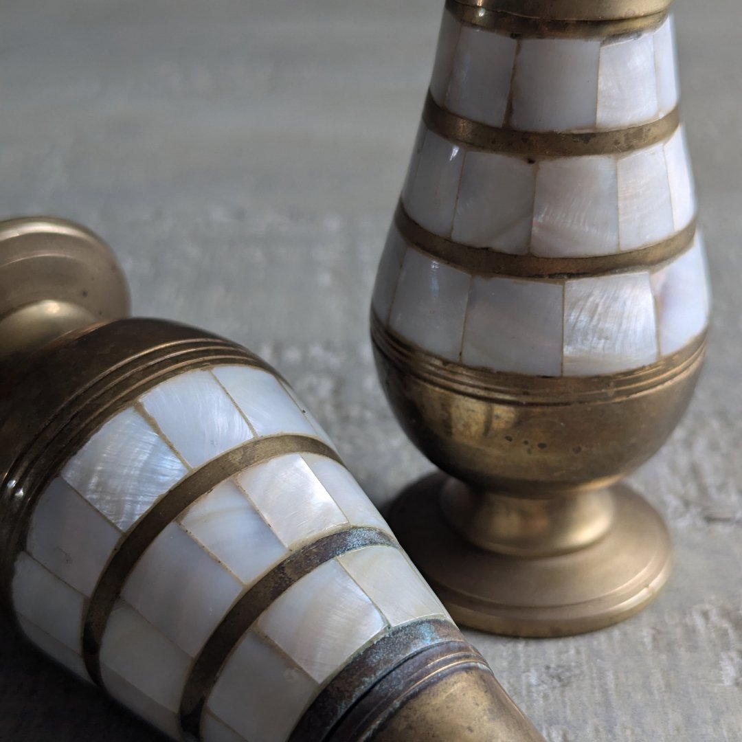 Brass Salt & Pepper Shakers - Maker Home