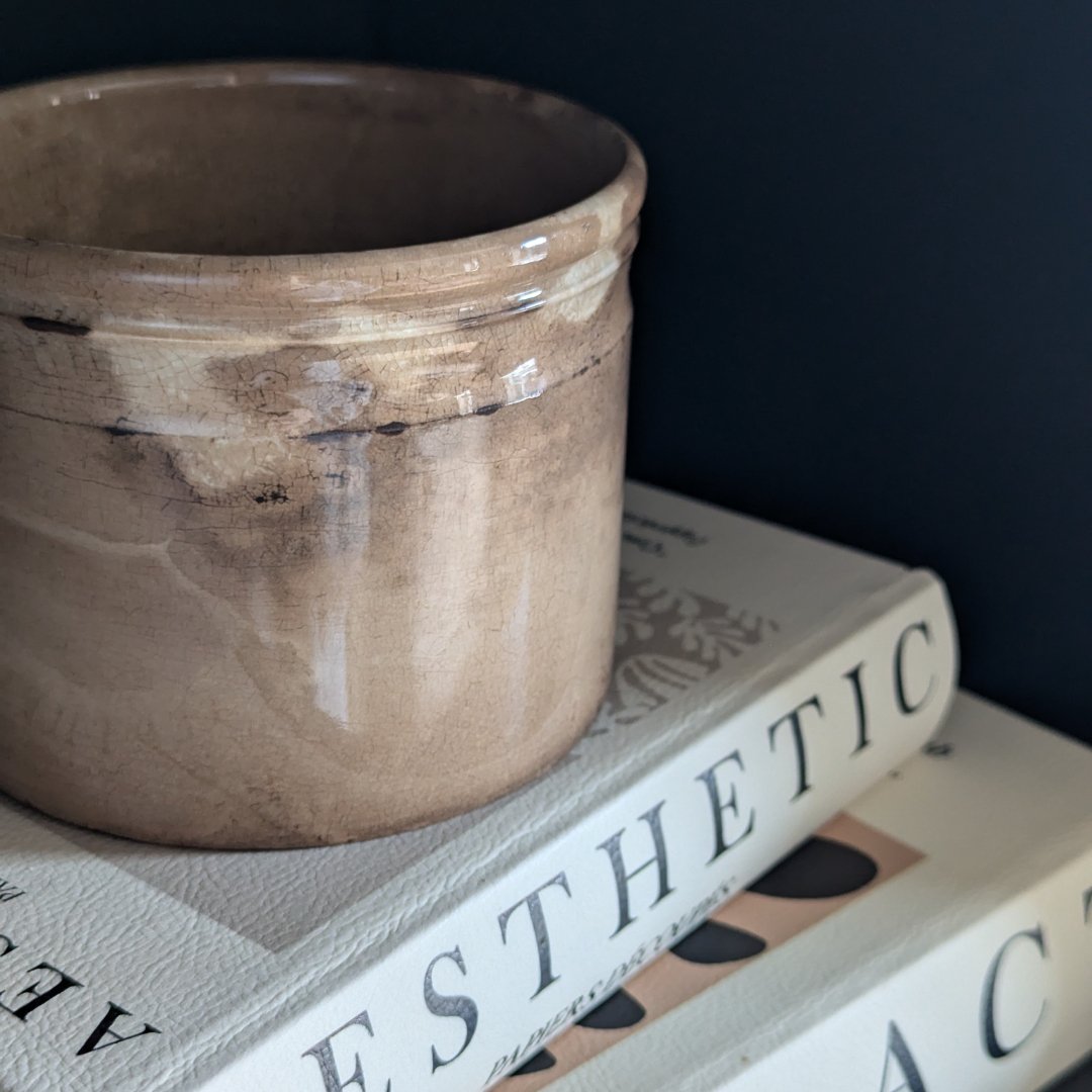 Brown Mottled Pot - Maker Home